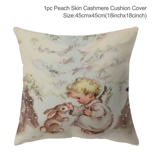 Winter-Themed Pillow Cover