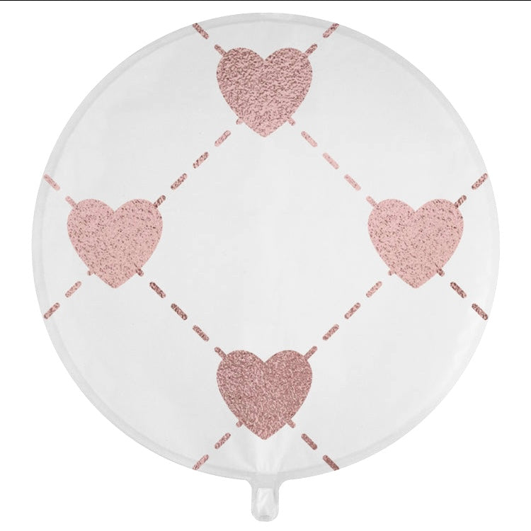 Argyle Hearts Balloon