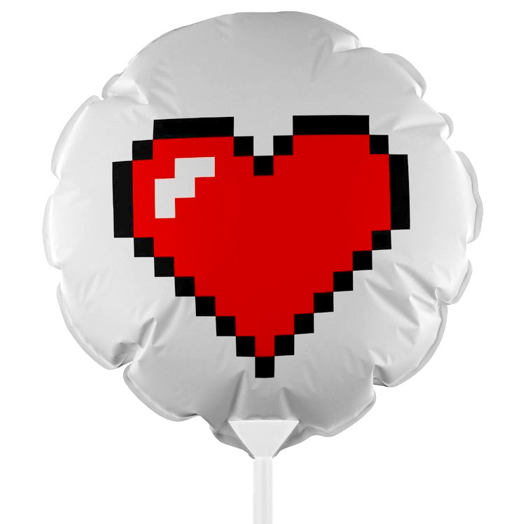 Pixel Heart Balloon