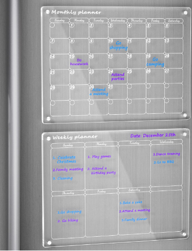 Dry-Erase Magnetic Calendar