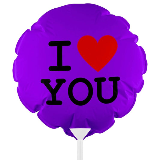 I ❤️ You Balloon (Purple)