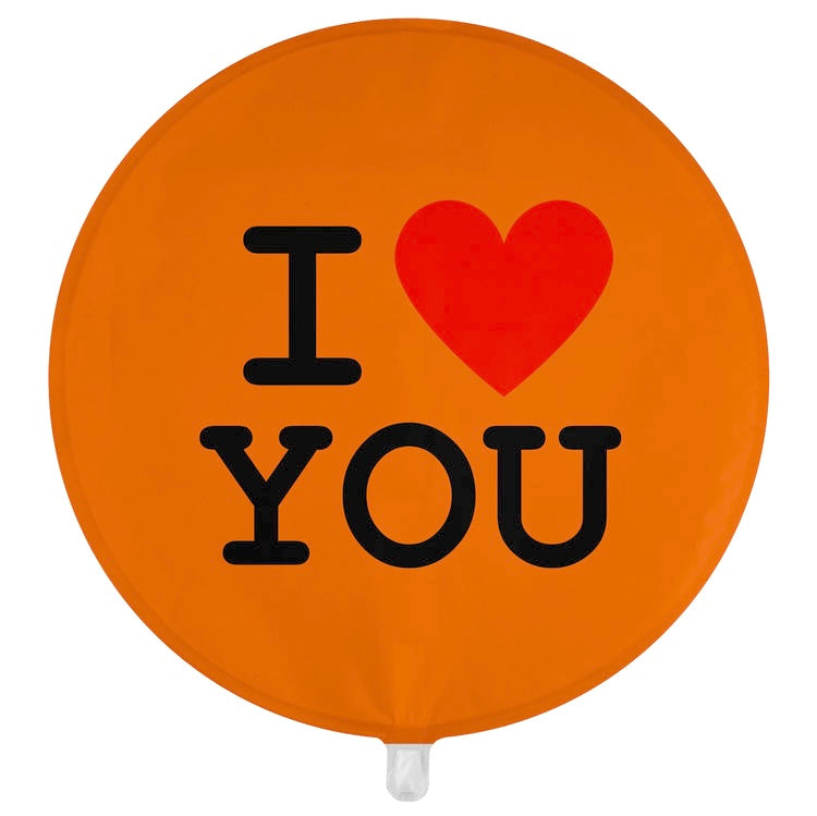 I ❤️ You Balloon (Orange)