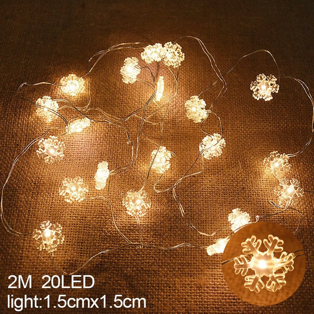 LED Snowflake Lights