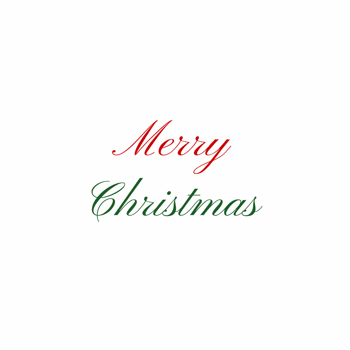 Pinyon Script “Merry Christmas” Plate