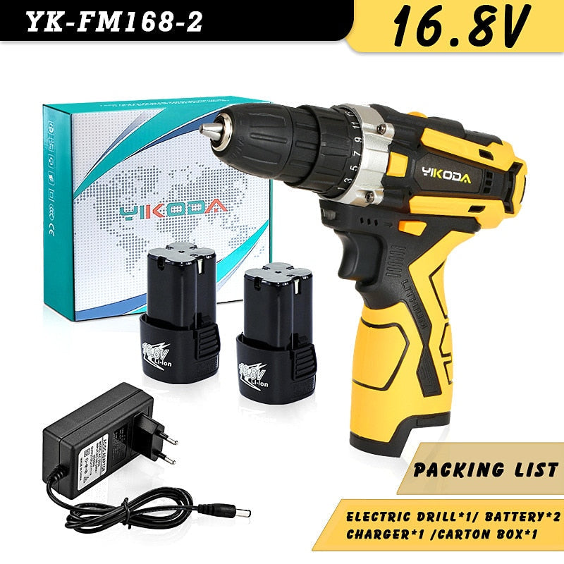 Yikoda Rechargeable Electric Drill