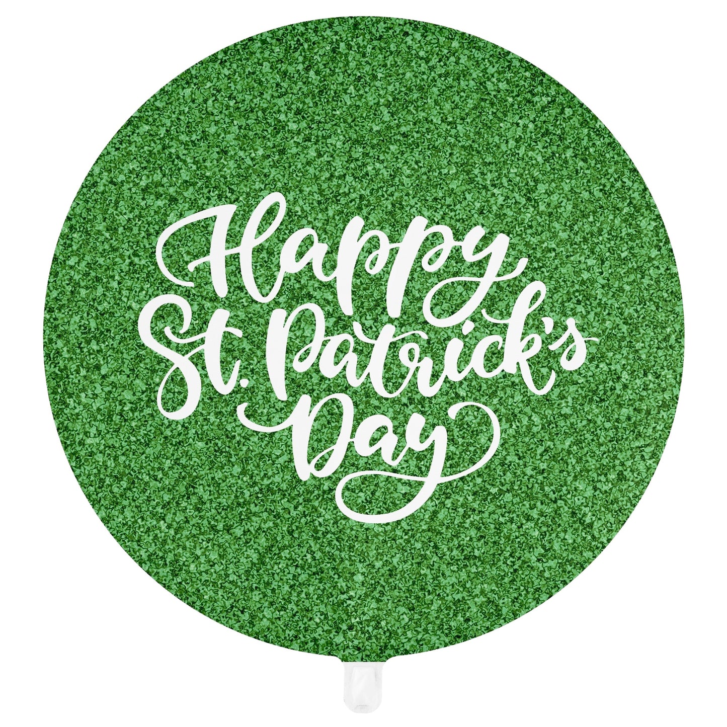 Green Glitter “Happy St. Patrick’s Day” Balloon