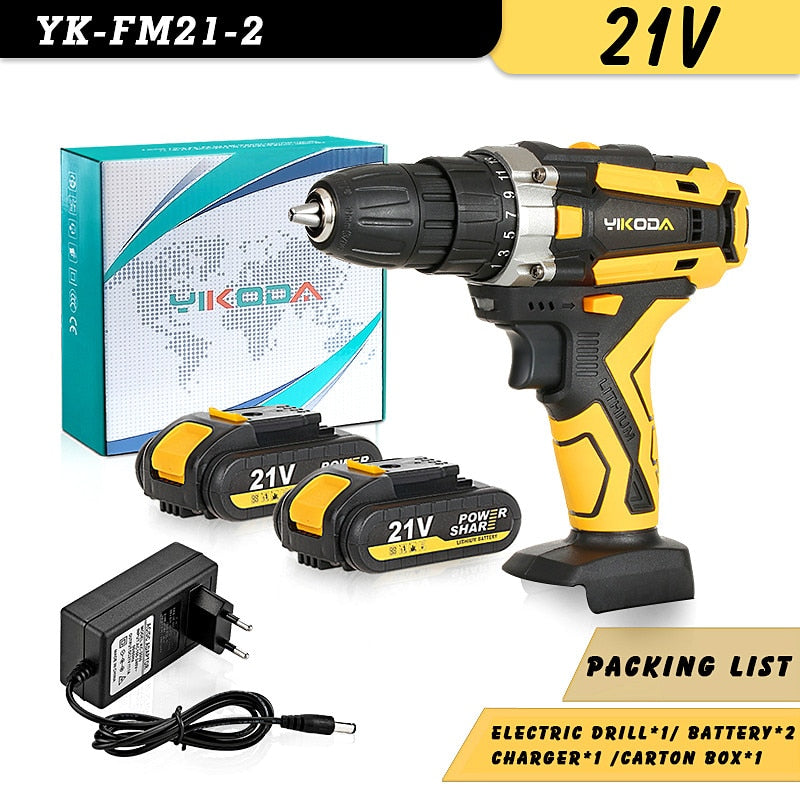 Yikoda Rechargeable Electric Drill