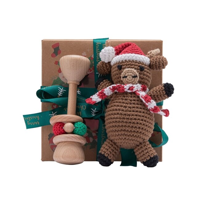 Christmas Baby Rattle Toy