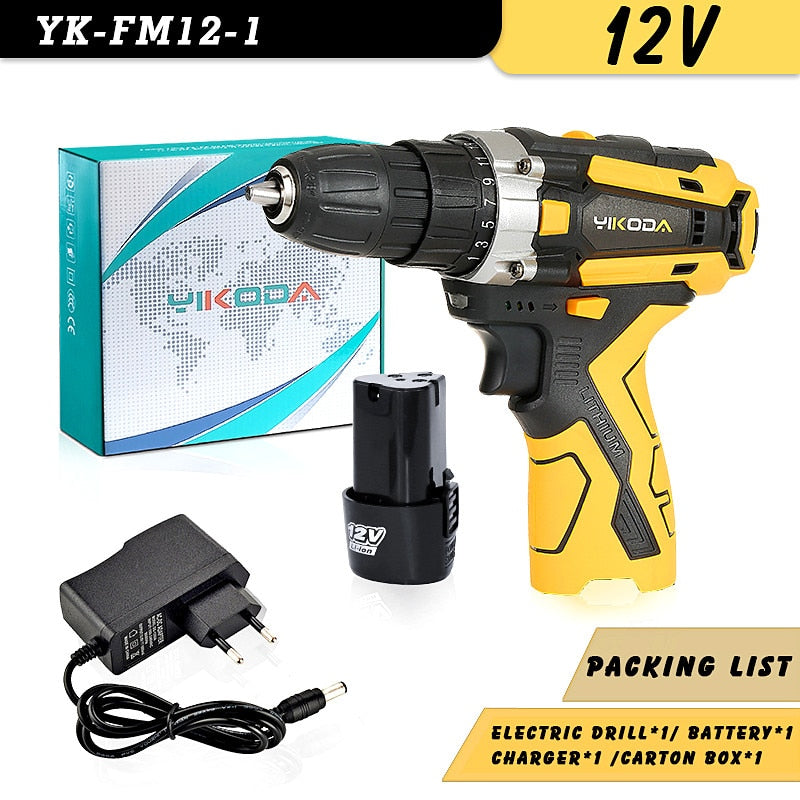 Yikoda Rechargeable Electric Drill