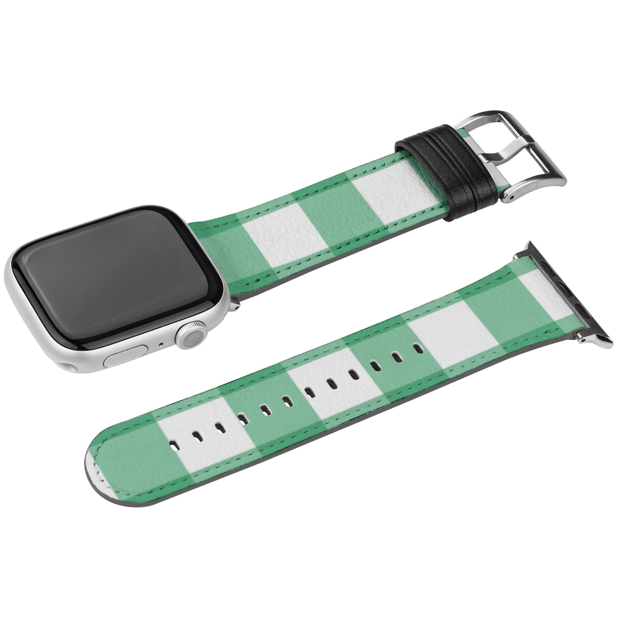 Apple Watch Band Green Plaid