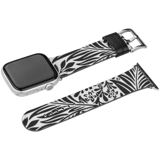 Apple Watch Band (White/Black Floral)