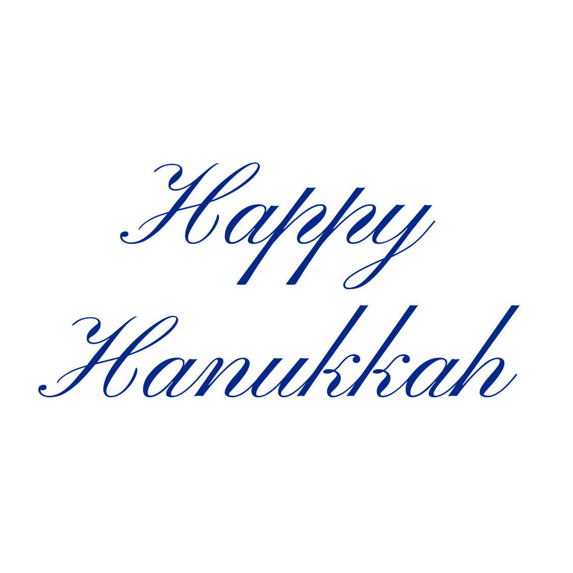 Pinyon Script “Happy Hanukkah” Mug