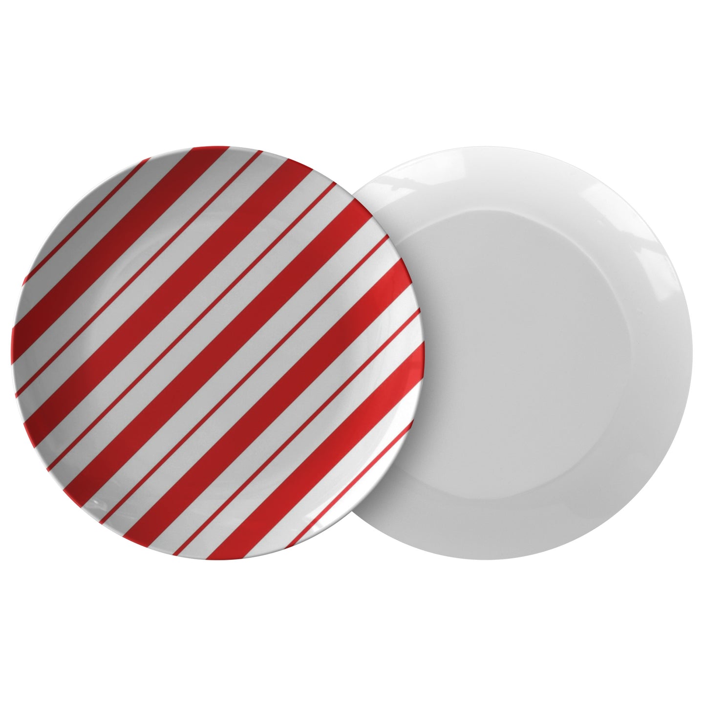 Candy Cane Stripe Plate