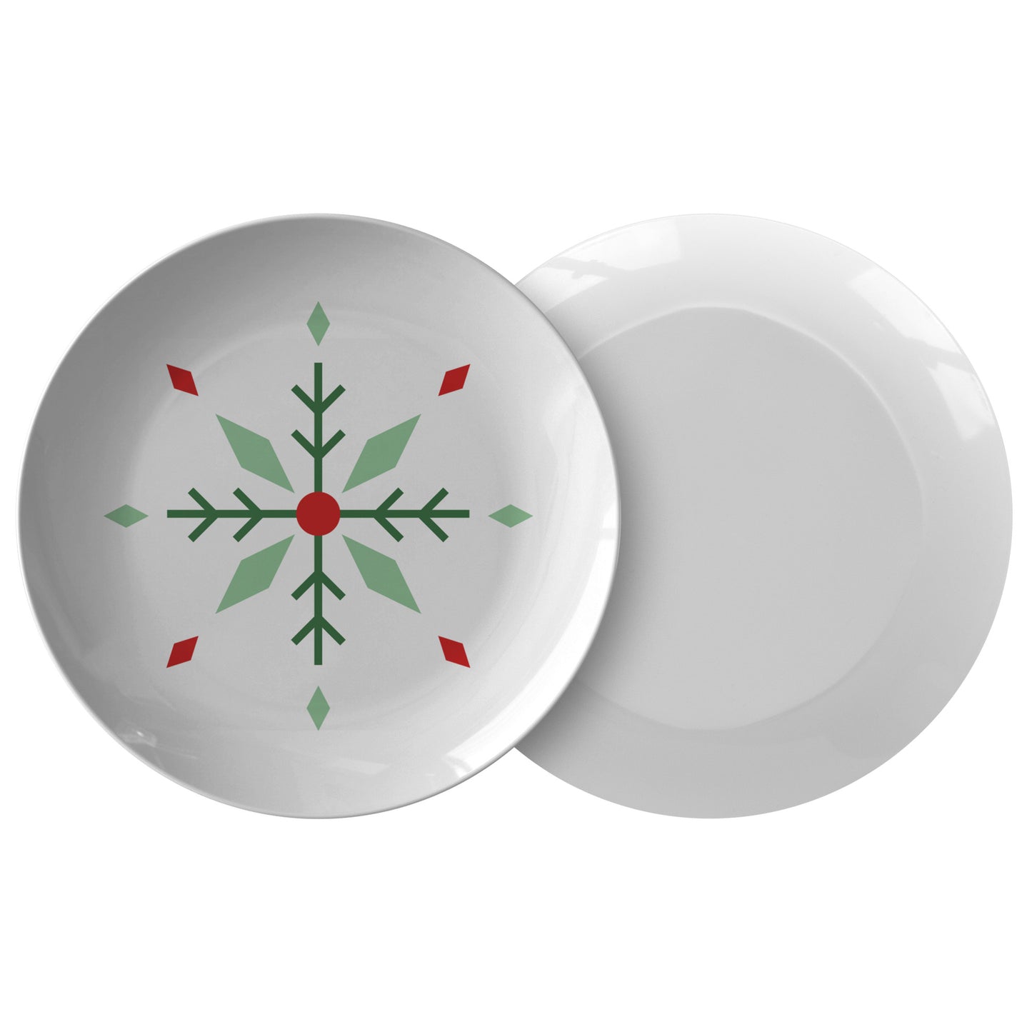 Christmas Snowflake Plate