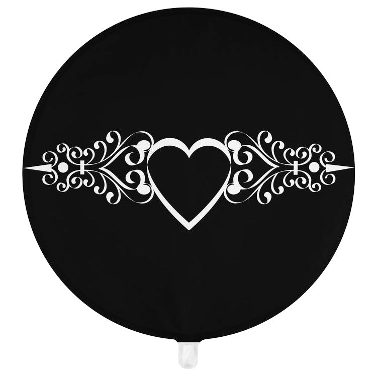 Elegant Love Balloon (B&W)