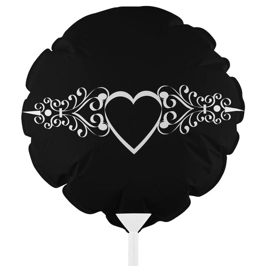 Elegant Love Balloon (B&W)