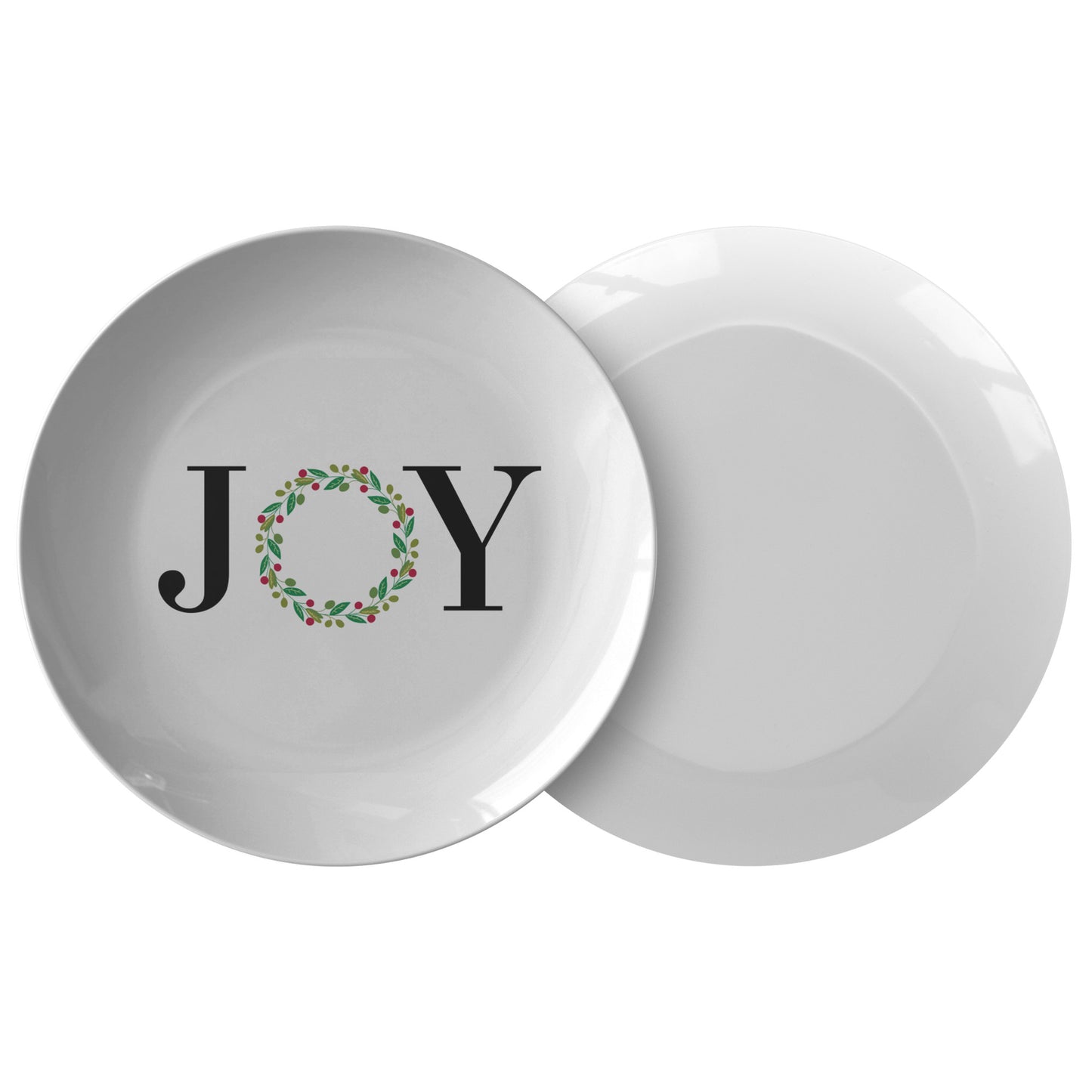 “Joy” Wreath Plate