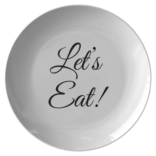 “Let’s Eat!” Plate