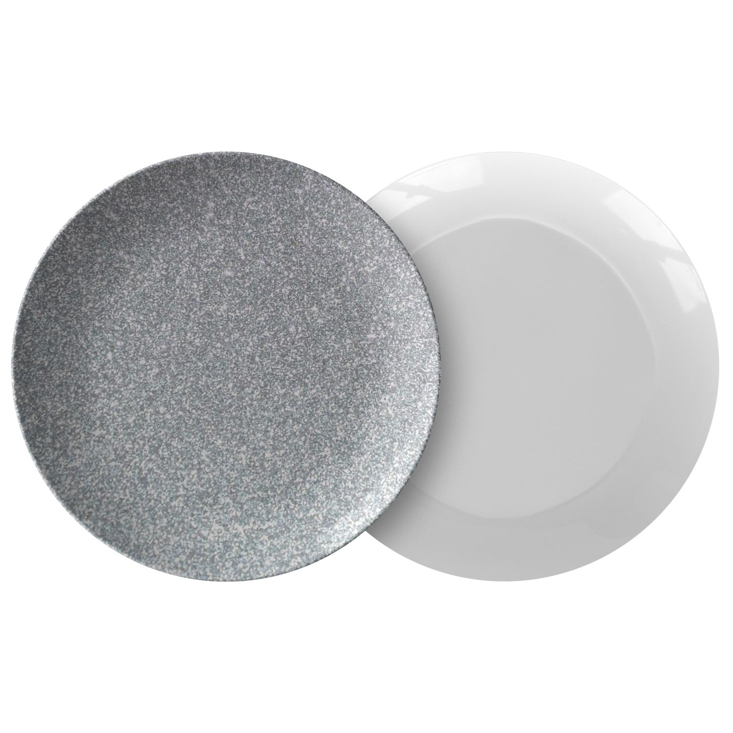 Silver Glitter Plate