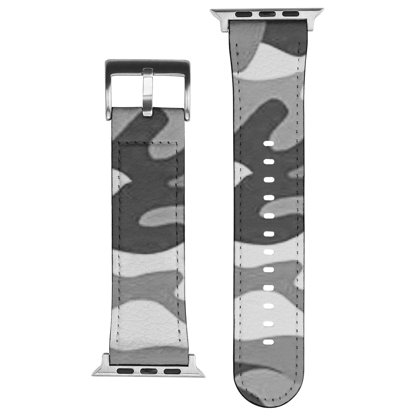 Apple Watch Band (Black/White Camo)