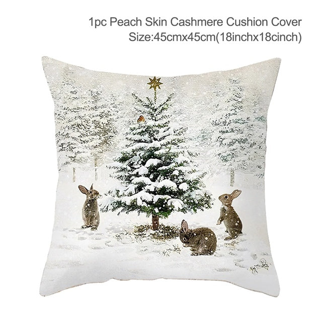 Winter-Themed Pillow Cover