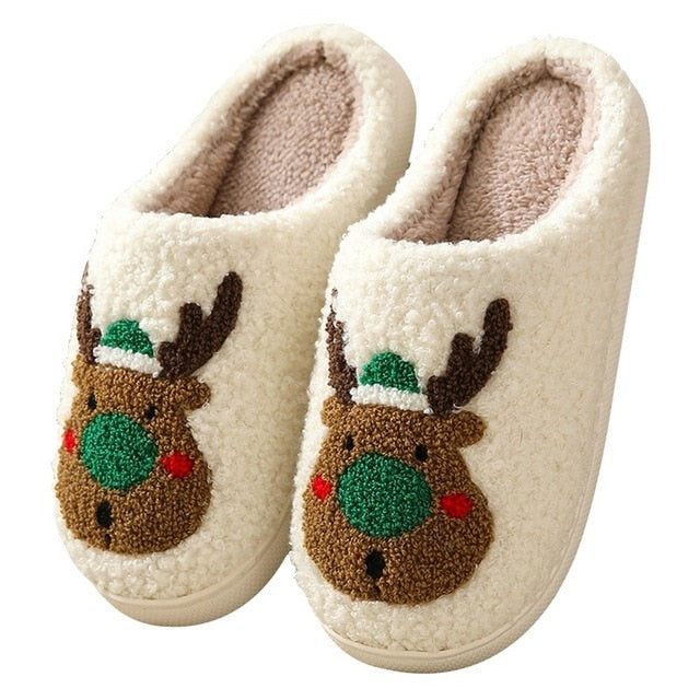 Christmas Reindeer Slippers