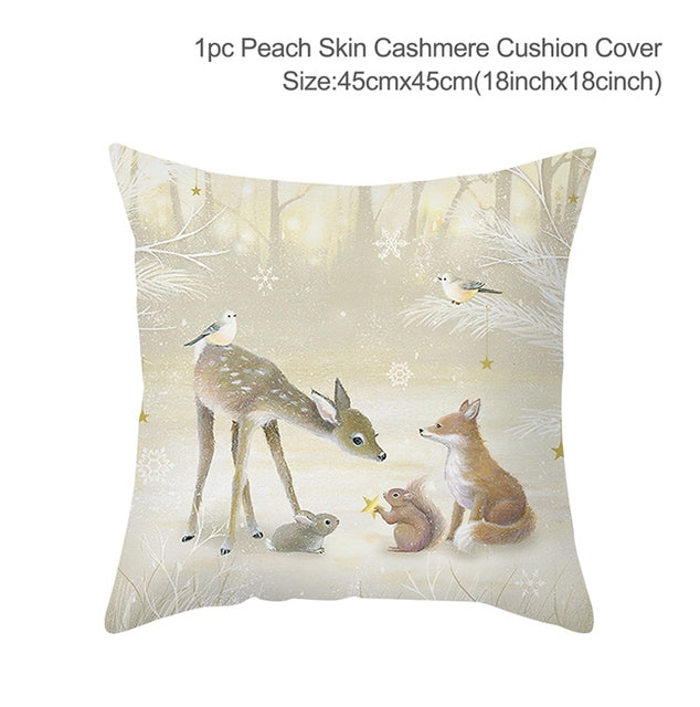 Winter-Themed Pillow Cover