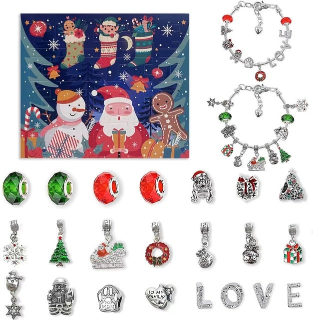 Christmas Countdown Bracelet Builder Advent Calendar