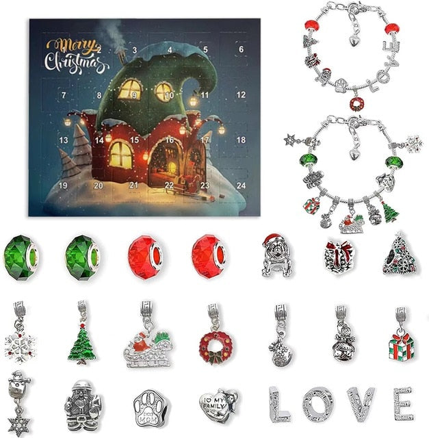 Christmas Countdown Bracelet Builder Advent Calendar