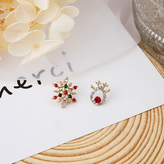 Snowflake Stud Earrings