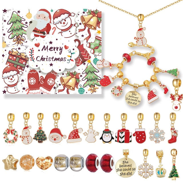 Christmas Countdown Bracelet Builder Advent Calendar