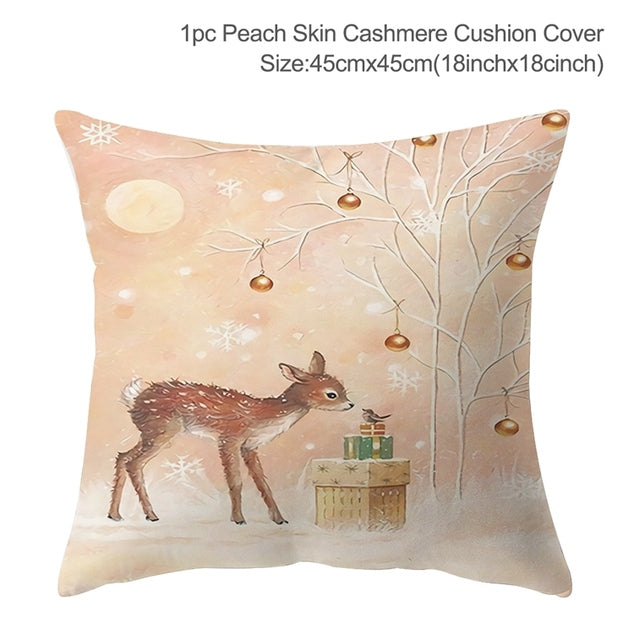 Winter-Themed Pillow Cover