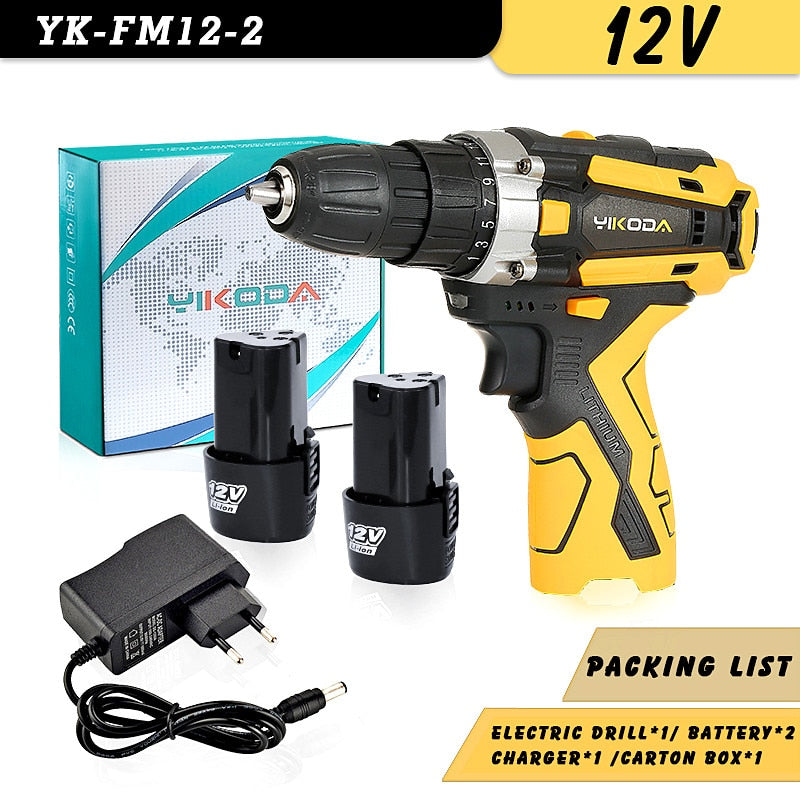 Yikoda Rechargeable Electric Drill