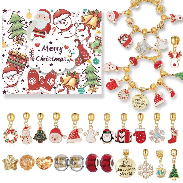 Christmas Countdown Bracelet Builder Advent Calendar