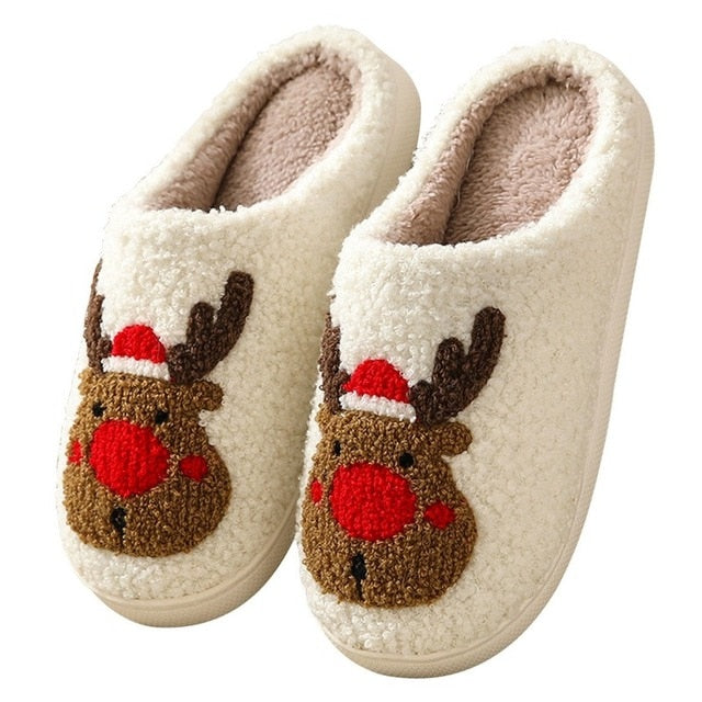 Christmas Reindeer Slippers