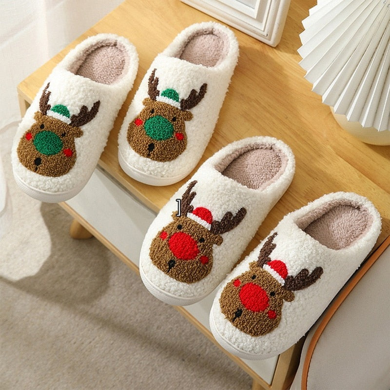 Christmas Reindeer Slippers