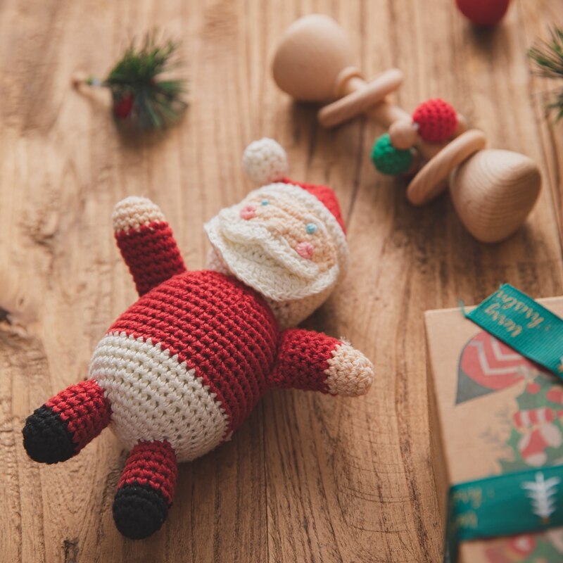 Christmas Baby Rattle Toy