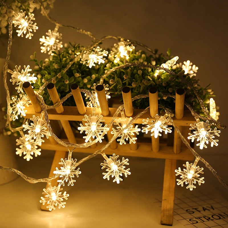 LED Snowflake Lights