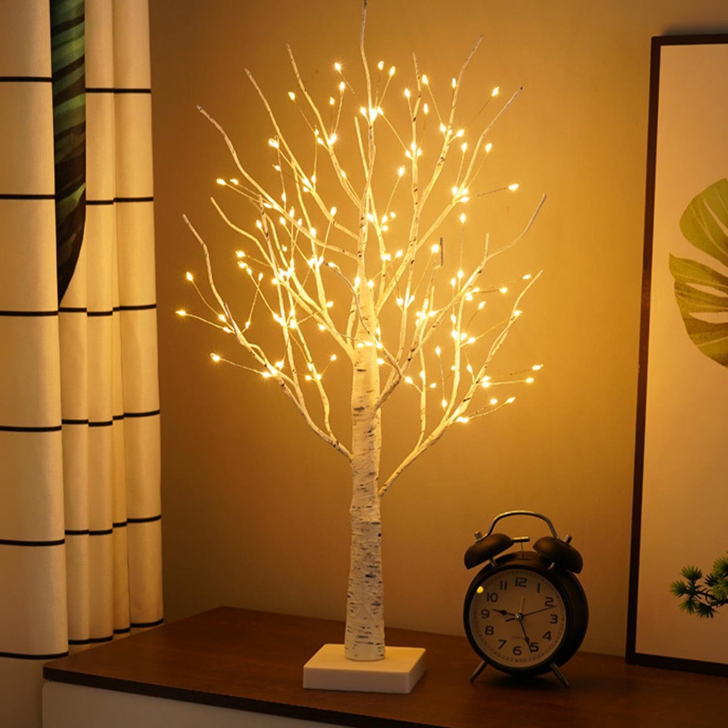 Mini Copper Wire LED Light-Up Tree