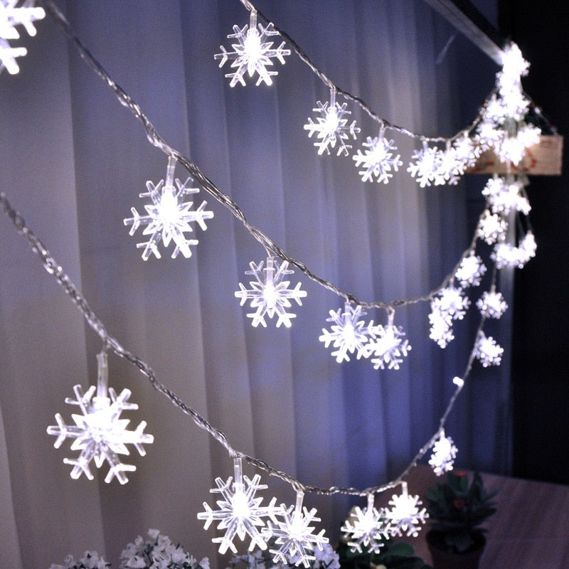 LED Snowflake Lights