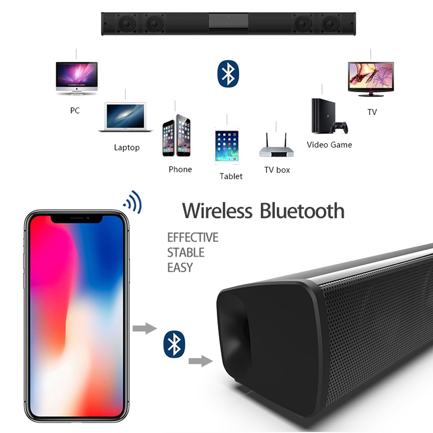 Premium Wireless Sound Bar