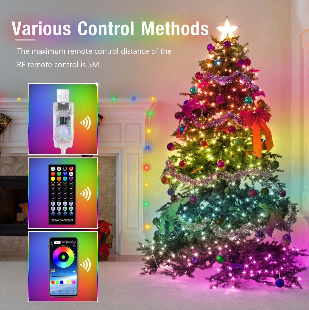 LED Smart Christmas Tree Lights