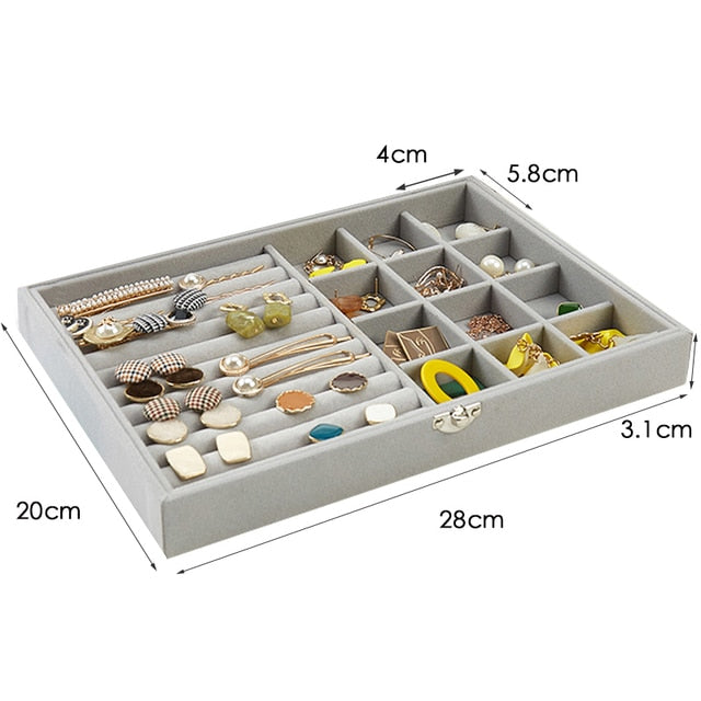 Velvet Jewelry Organizer