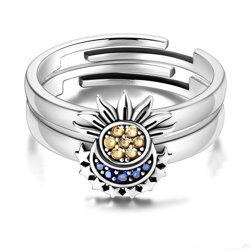 Celestial Interlocking Ring Set