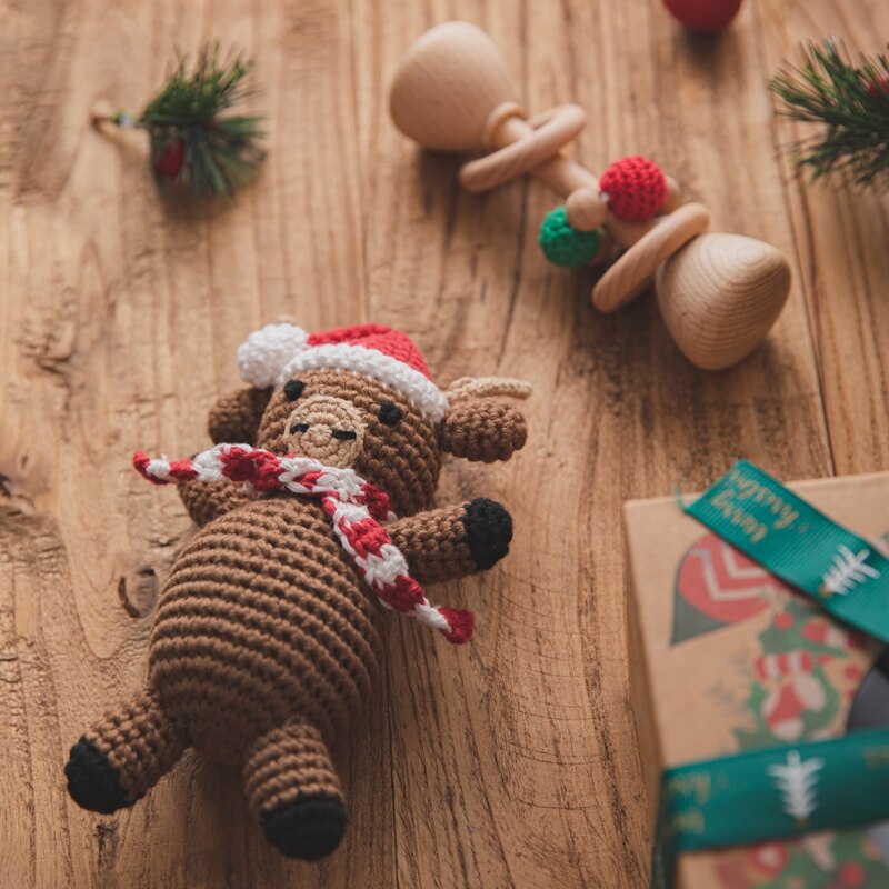 Christmas Baby Rattle Toy