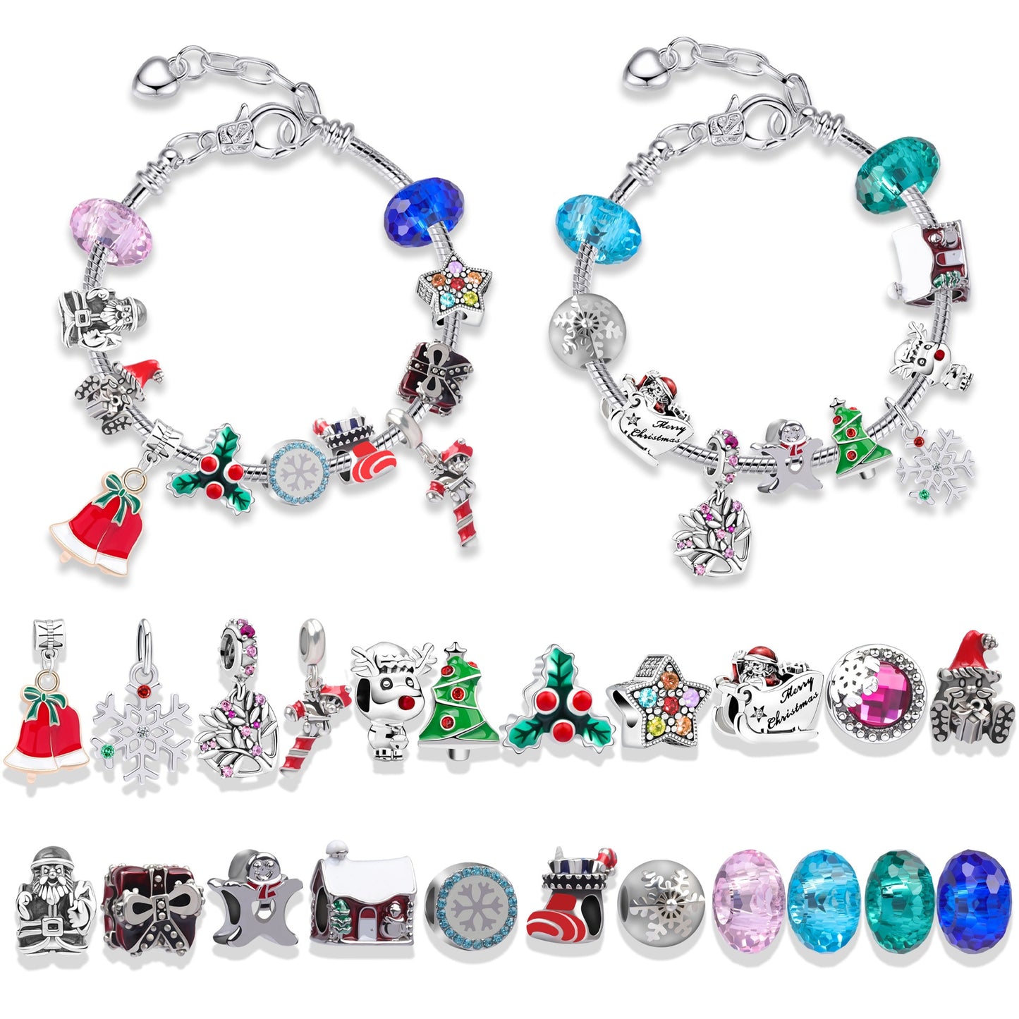 Christmas Countdown Bracelet Builder Advent Calendar