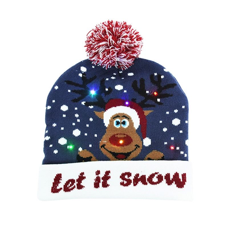 LED Light-Up Winter Hat