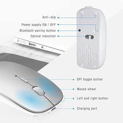 Wireless Bluetooth Computer Mouse